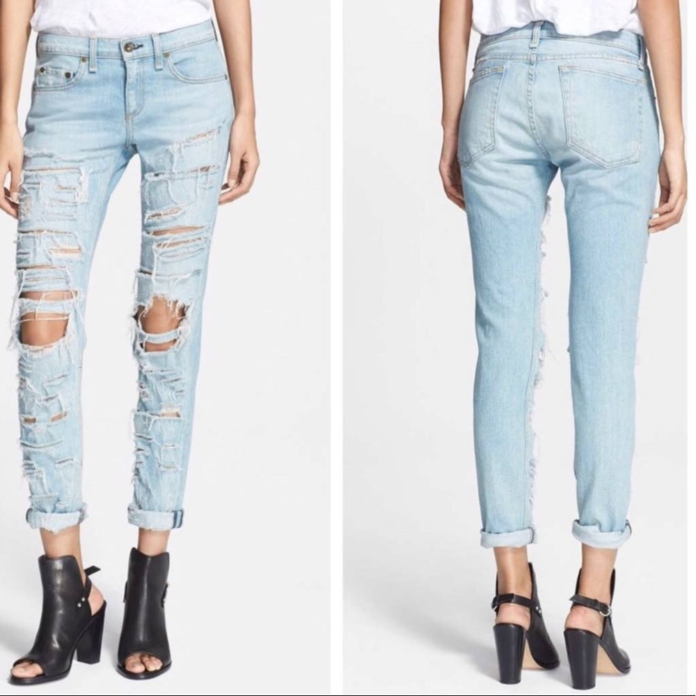 Rag & Bone The Dre “Thrasher” Destroyed Jeans